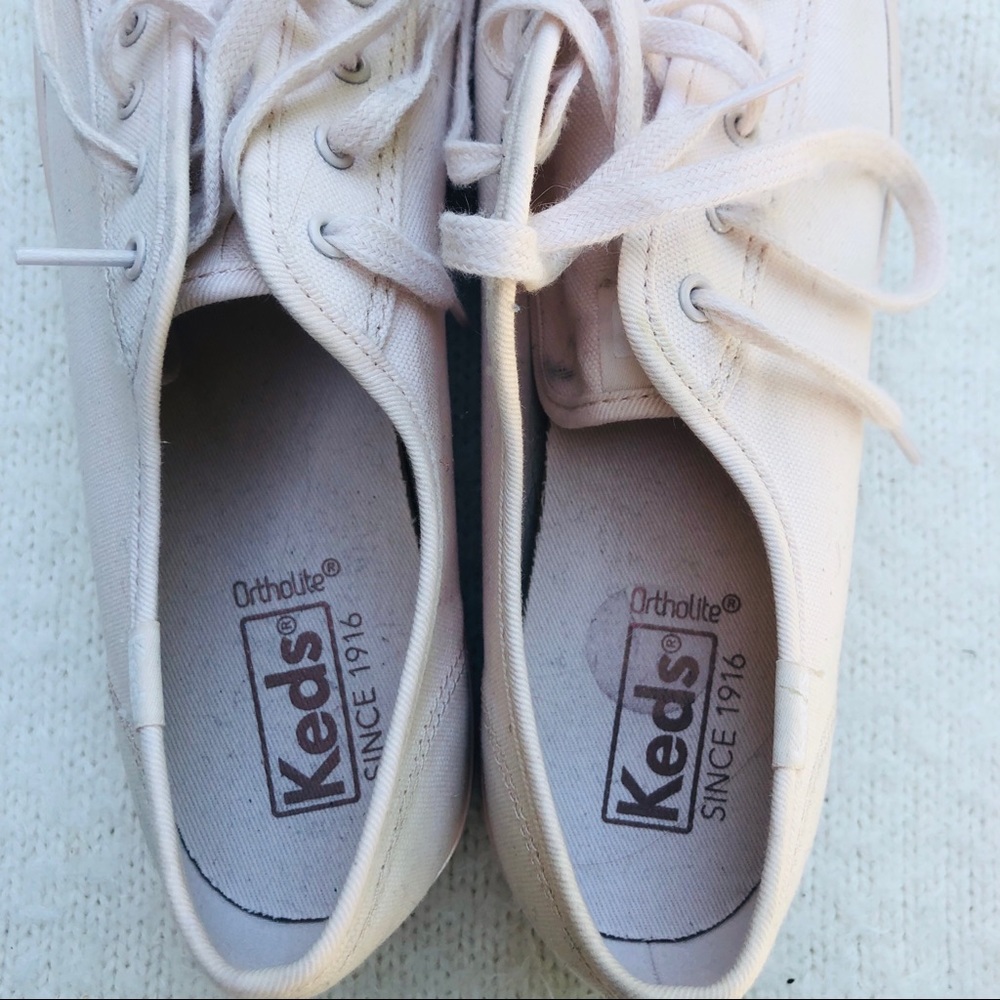 Keds Triple Kick Light Pink Canvas by Anthropology - Picture 4 of 8